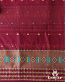 Premium Brown Cotton Set Mekhela Sador with Jura