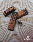 Green Copper Jari Super Semi Paat Set Mekhela Sador