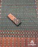 Green Copper Jari Super Semi Paat Set Mekhela Sador