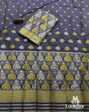 Dark Blue Royal Charm – Premium Mix Paat Mekhela Sador Set