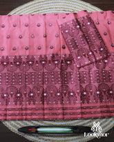 Graceful Pink Semi Pat Mekhela Sador with Feminine Flair