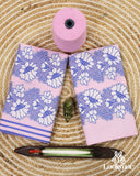 Premium Baby Pink Cotton Kesapaat Set Mekhela Sador with Jura