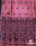 Graceful Pink Semi Pat Mekhela Sador with Feminine Flair