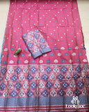 Reddish-Purple Royal Charm – Premium Mix Paat Mekhela Sador Set