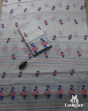 White Kesapaat Paat Set Mekhela Sador