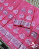Soft Light Pink Super Semi Pat Mekhela Sador Set for Subtle Elegance