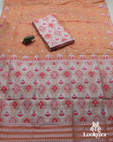 Orange Toss Paat Set Mekhela Sador