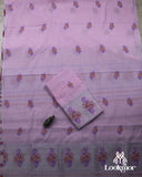 Light Pink Kesapaat Paat Set Mekhela Sador