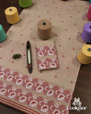 Premium Pinkish-Brown Cotton Kesapaat Set Mekhela Sador with Jura