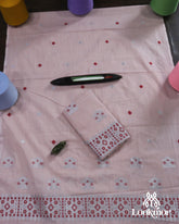 Rich Coffee Brown Cotton Kesapaat Handcrafted Mekhela Sador Set with Elegant Jura Design