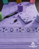 Majestic Purple Cotton Kesapaat Mekhela Sador Set in Royal Paisley Design with Traditional Jura