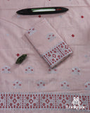 Rich Coffee Brown Cotton Kesapaat Handcrafted Mekhela Sador Set with Elegant Jura Design