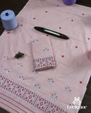 Rich Coffee Brown Cotton Kesapaat Handcrafted Mekhela Sador Set with Elegant Jura Design