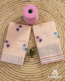 Premium Light-Pista Cotton Kesapaat Set Mekhela Sador with Jura