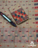 Traditional Brown Toss Paat Mekhela Chador from Assam