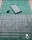 Sea-Green Toss Paat Set Mekhela Sador