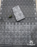 Grey Toss Paat Set Mekhela Sador
