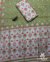 Green Toss Paat Set Mekhela Sador