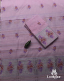 Light Pink Kesapaat Paat Set Mekhela Sador