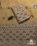 Yellow Kesapaat Paat Set Mekhela Sador