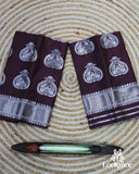 Luxurious Wine Super Semi Pat Mekhela Sador Set with Rich Traditional Charm