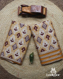 Yellow Toss Paat Set Mekhela Sador