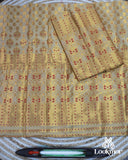 Muga Premium Heavy Set Golden Jari Super Semi Paat Set Mekhela Sador