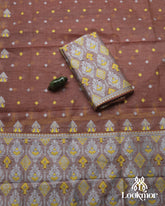 Brown Toss Paat Set Mekhela Sador