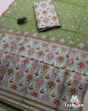 Green Toss Paat Set Mekhela Sador