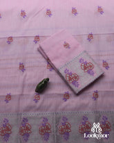 Light Pink Kesapaat Paat Set Mekhela Sador