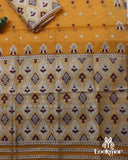 Yellow Toss Paat Set Mekhela Sador