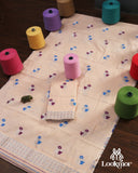 Premium Light-Pista Cotton Kesapaat Set Mekhela Sador with Jura