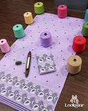 Premium Lavender Cotton Kesapaat Set Mekhela Sador with Jura