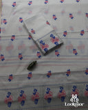 White Kesapaat Paat Set Mekhela Sador