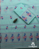 Sky Blue Kesapaat Paat Set Mekhela Sador