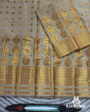 Muga Premium Heavy Set Golden Jari Super Semi Paat Set Mekhela Sador