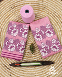 Premium Baby Pink Cotton Kesapaat Set Mekhela Sador with Jura