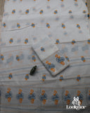 White Kesapaat Paat Set Mekhela Sador
