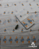 White Kesapaat Paat Set Mekhela Sador