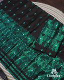 Elegant Dark Brown Semi Pat Mekhela Sador with Timeless Appeal