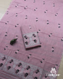 Pink Kesapaat Paat Set Mekhela Sador