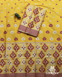 Yellow Royal Charm – Premium Mix Paat Mekhela Sador Set
