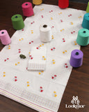 Premium White Cotton Kesapaat Set Mekhela Sador with Jura