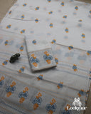 White Kesapaat Paat Set Mekhela Sador