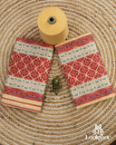 Premium Yellow Cotton Kesapaat Set Mekhela Sador with Jura