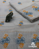 White Kesapaat Paat Set Mekhela Sador