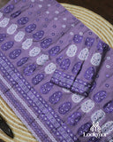 Graceful Purple Semi Pat Mekhela Sador with Traditional Grandeur