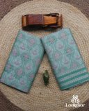 Sea-Green Toss Paat Set Mekhela Sador