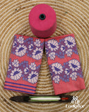 Premium Red Cotton Kesapaat Set Mekhela Sador with Jura