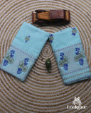 Light Blue Kesapaat Paat Set Mekhela Sador